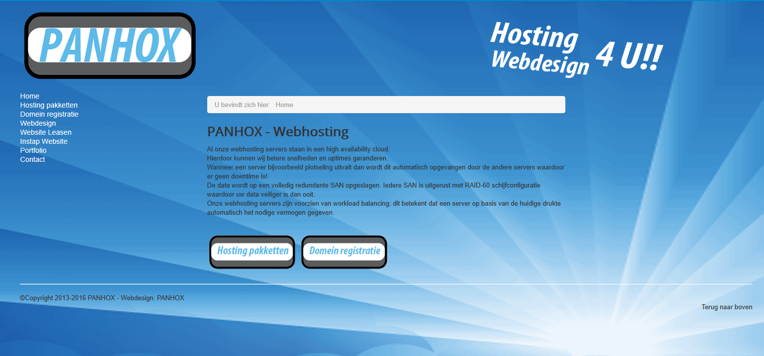 website panhox.nl